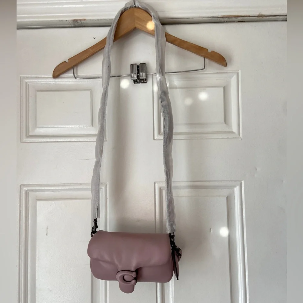 Coach Pillow Tabby Shoulder Bag 18 in color lilac - Picture 11 of 13